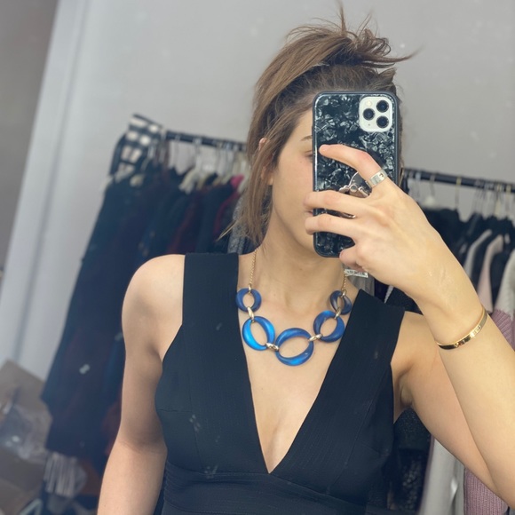 NEW! Alexis Bittar Reversible Lucite Link Necklace - Picture 3 of 8